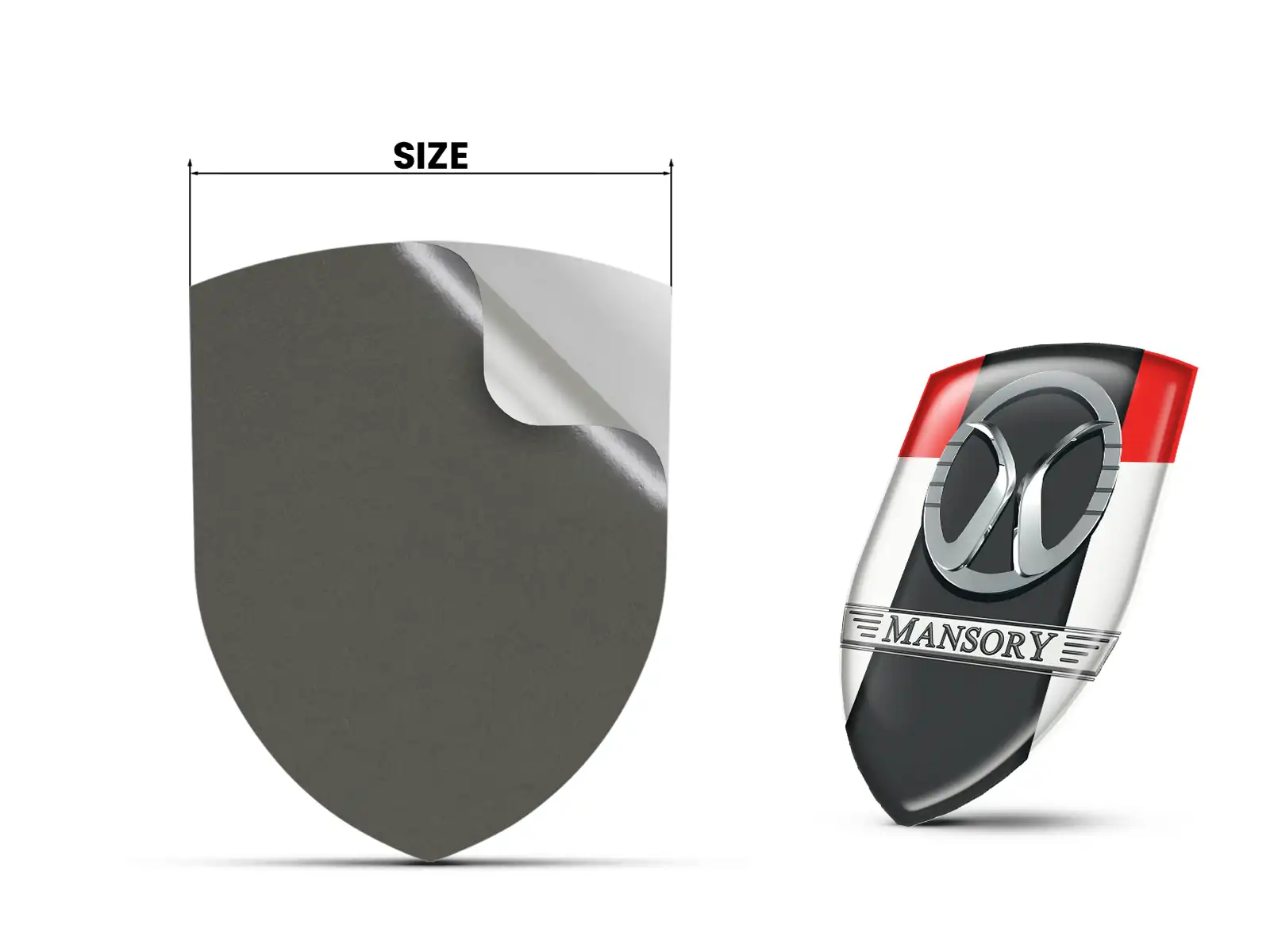 Mansory Autoaufkleber Universal Stern Minimalistisch